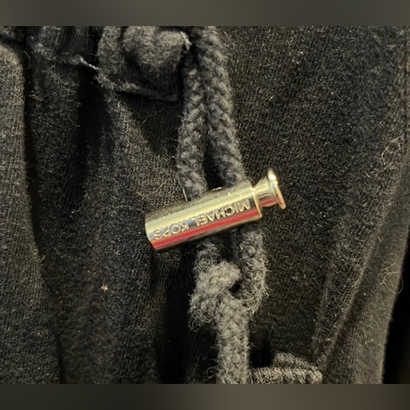 Michael Kors Womens' Draped Anorak Cardigan Coat Size M Medium Navy Blue - Picture 8 of 10